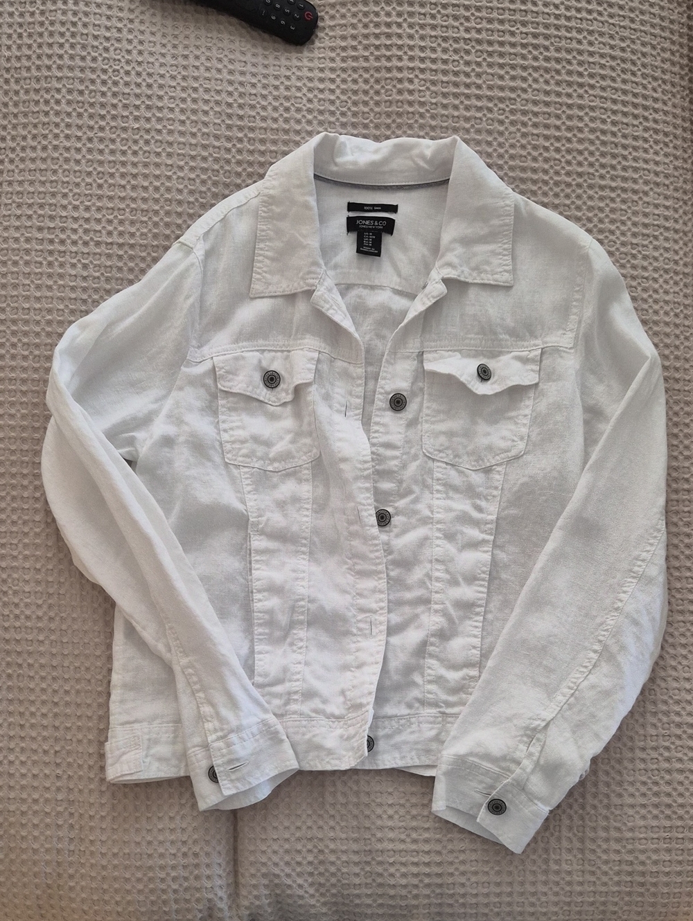 Jones New York White Denim Jacket - Classic Women's Trucker